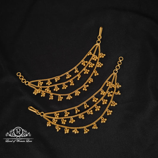 92.5 silver beautiful earchains-rcjr826 92.5 silver ramala jewelry / ramala collections