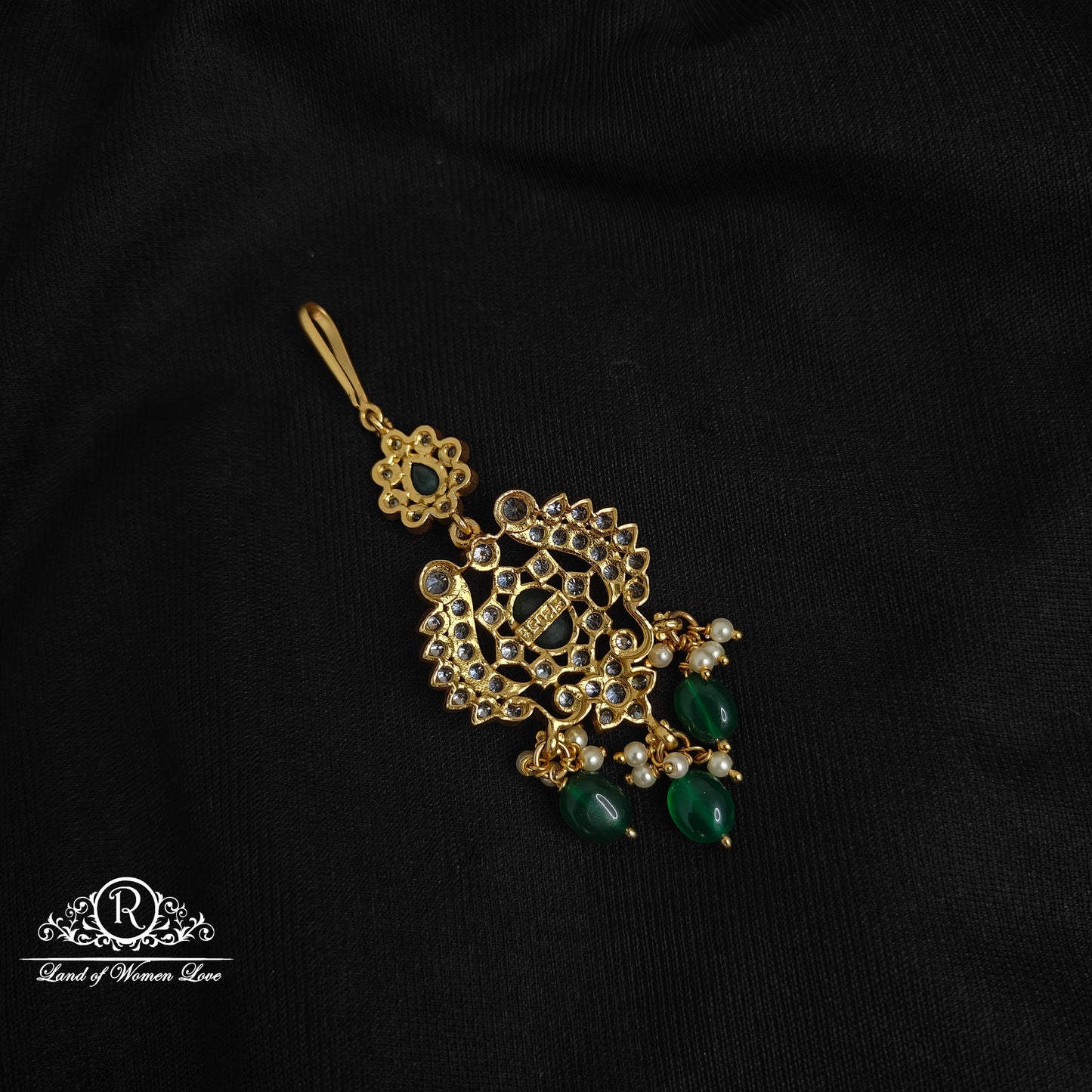 92.5 Silver CZ's Beautiful Tikka-RCM1142