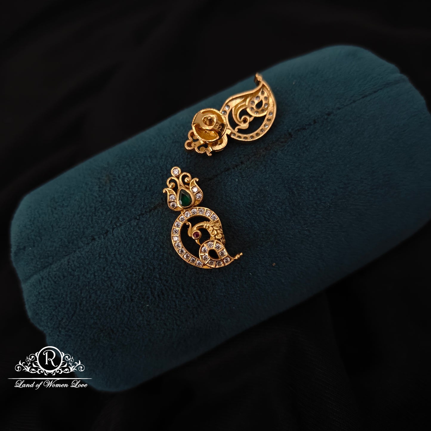 92.5 silver simple and Cute earrings - RCBG065