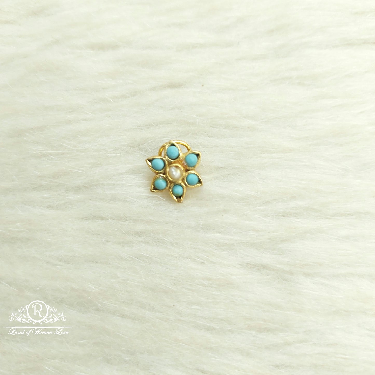 silver nose pins-sa282 92.5 silver ramala jewelry / ramala collections