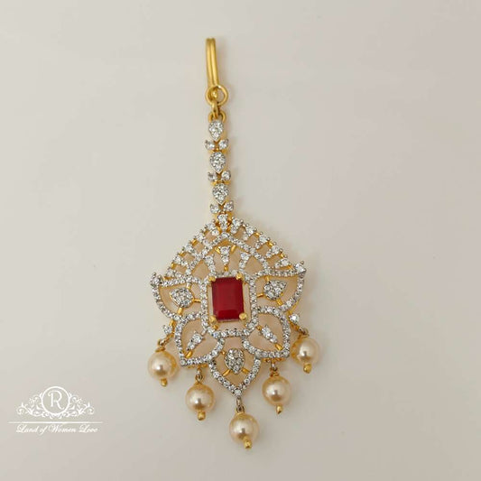 silver diamond replica design cz-stones tikkas-rccp32 cz 92.5 silver ramala jewelry / ramala collections