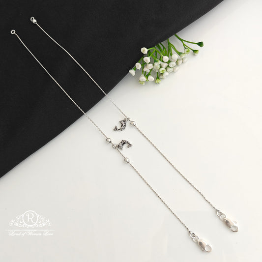 anklet silver anklet -rcra116 92.5 silver ramala jewelry / ramala collections