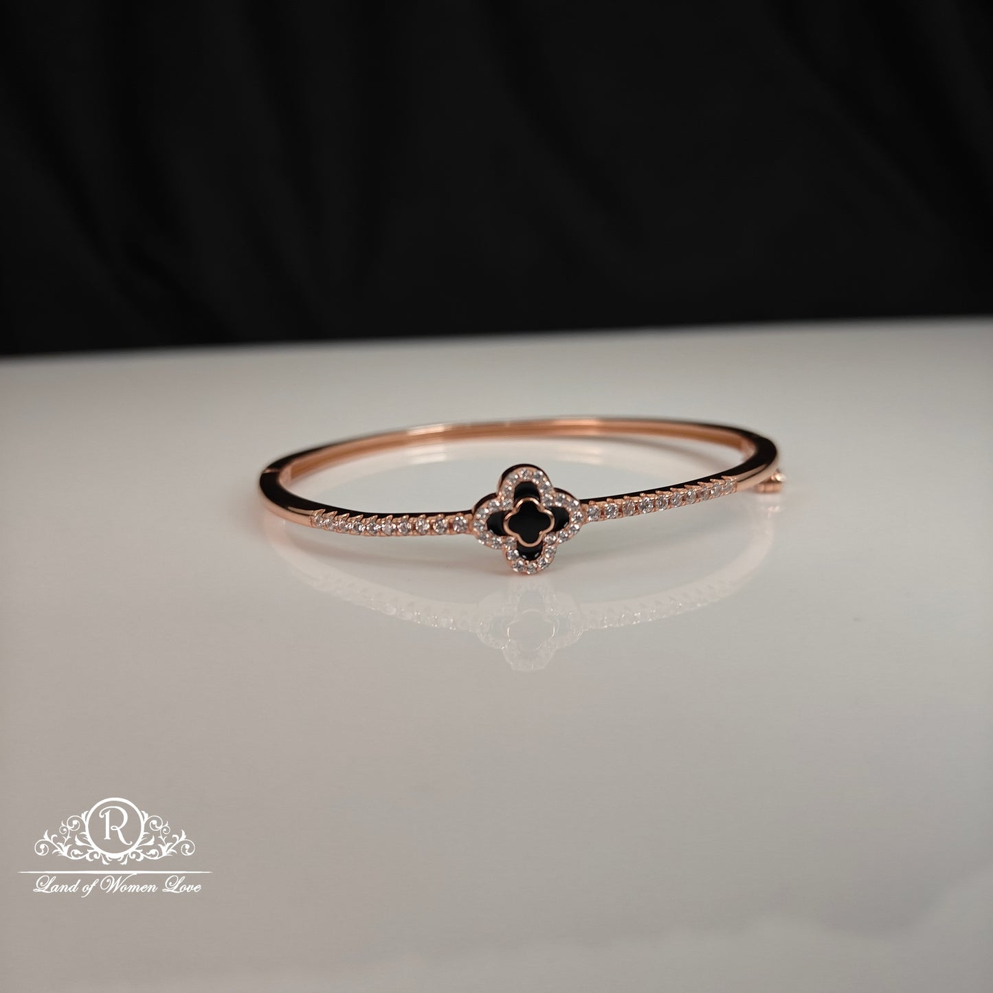bracelet 92.5 silver rose gold polish bracelet-rcra131 92.5 silver ramala jewelry / ramala collections