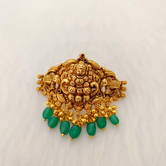 silver lakshmi devi chocker -rcv240 92.5 silver ramala jewelry / ramala collections