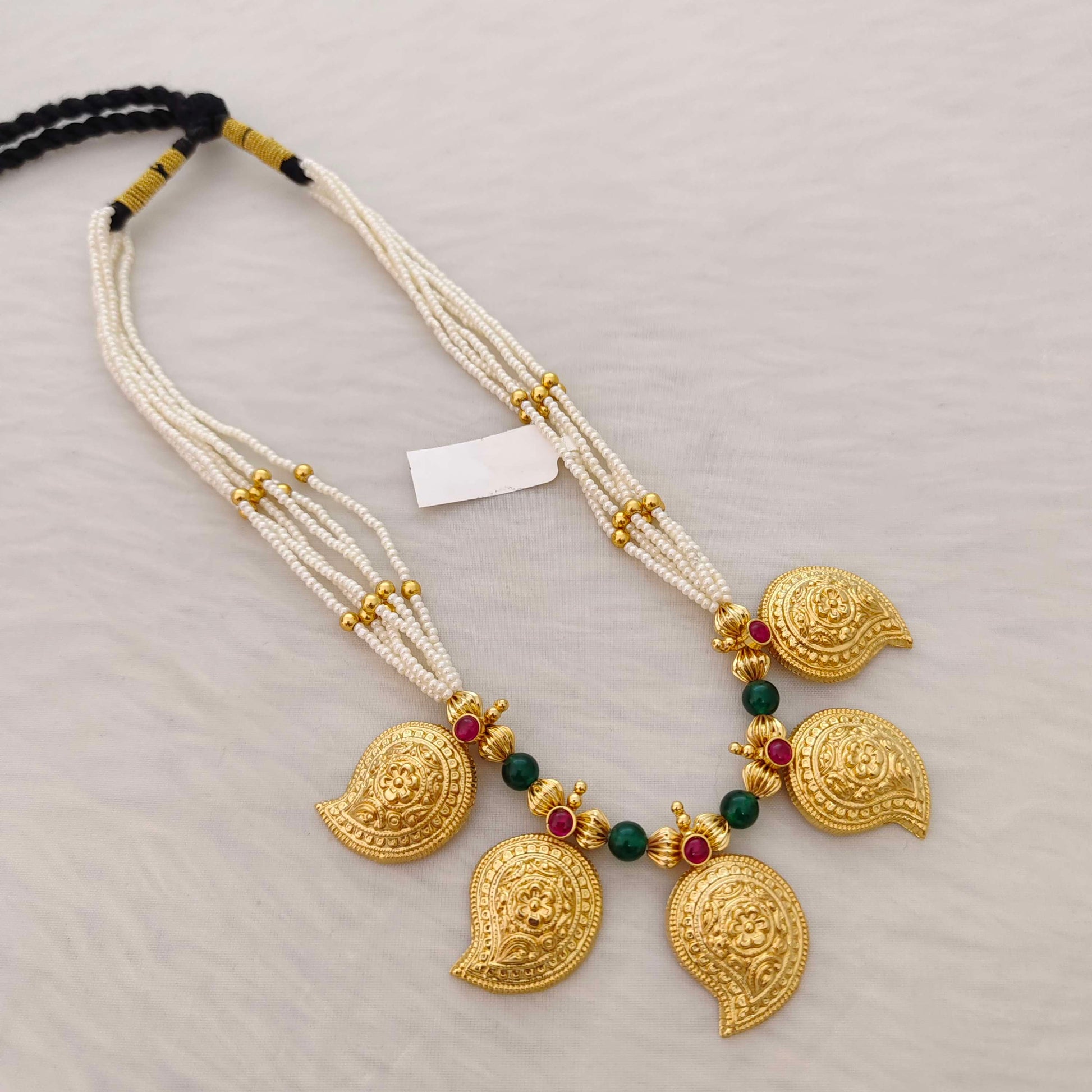 necklace silver pearls mango necklace -rct63 pearl 92.5 silver ramala jewelry / ramala collections