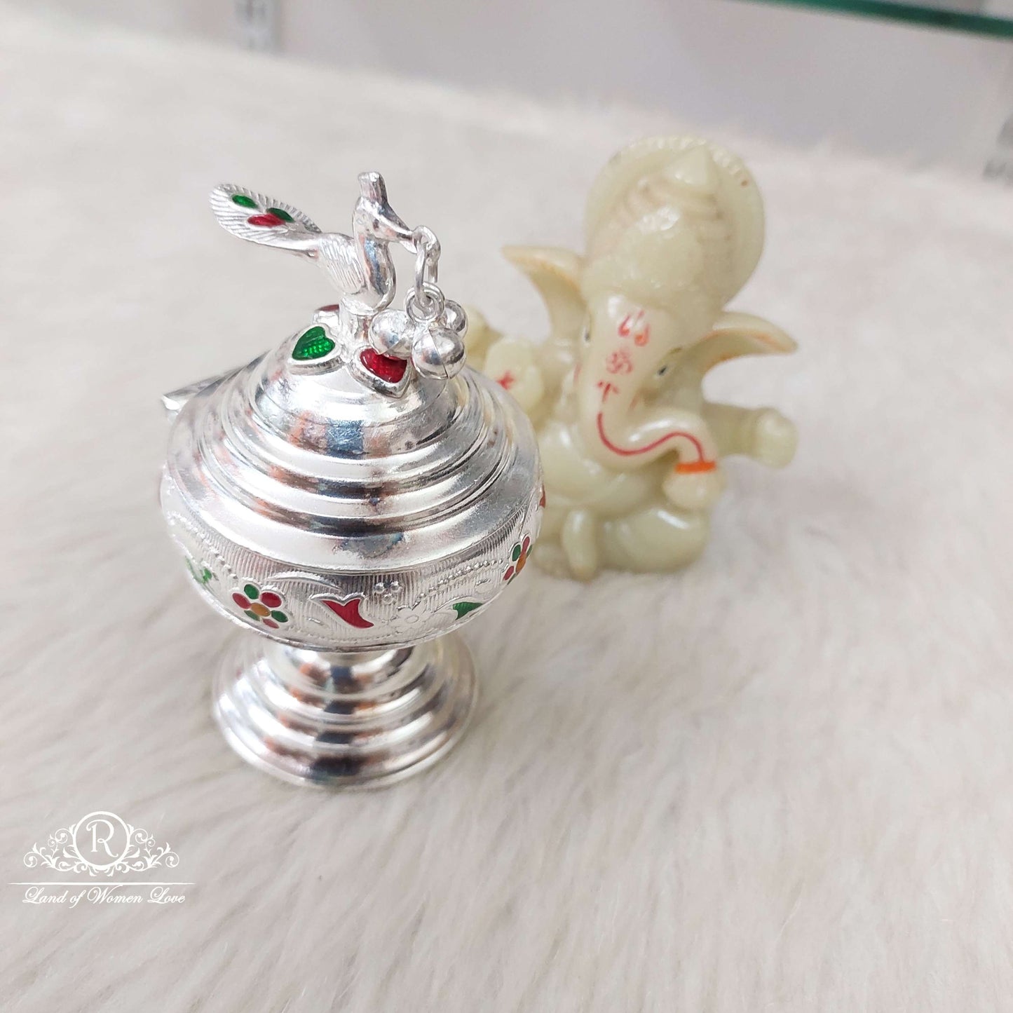 Silver Kumkum Barini-S443