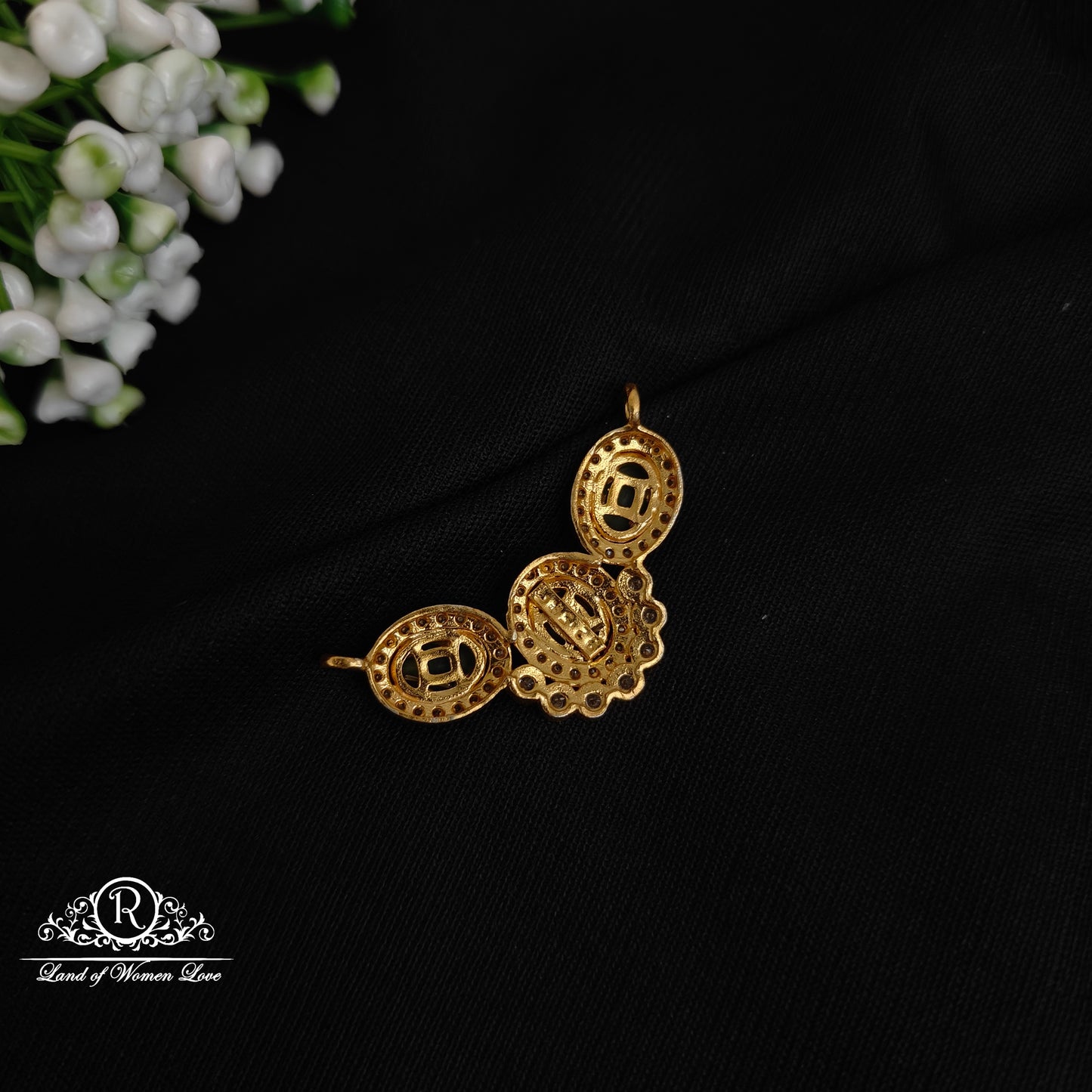 Silver mala pendant -RC06M347