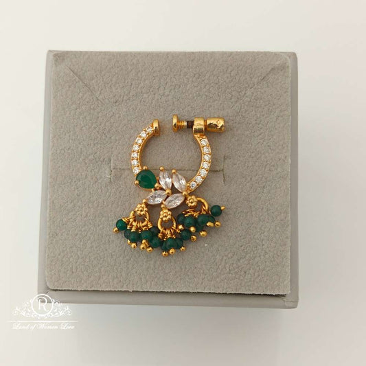 nose pin silver nose pin design-rcjr659 92.5 silver ramala jewelry / ramala collections