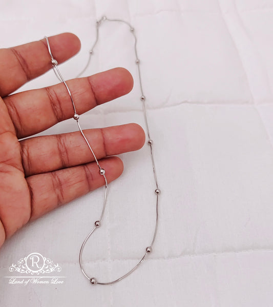 Silver beautiful chain -RCD151
