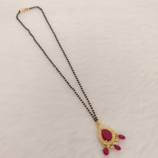 chain silver black beads chain -rch445 92.5 silver ramala jewelry / ramala collections