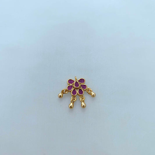 silver making accessories flower design locket-rca97 ruby 92.5 silver ramala jewelry / ramala collections