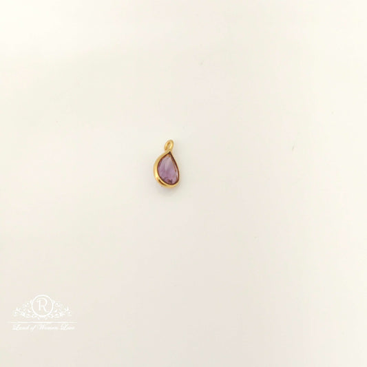 drop silver small water dropã°å¸â€™â§ design stone pendant -rcl22 92.5 silver ramala jewelry / ramala collections