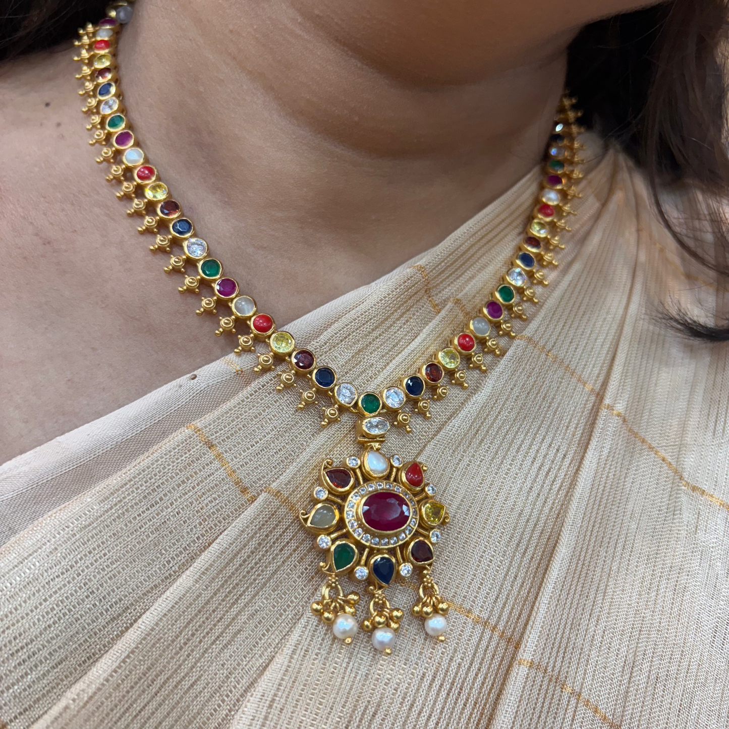 92.5 silver simple and Cute necklace with earrings set -RCBG011RCAA01