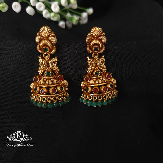 earrings 92.5 silver simple and cute earrings - rcjr981 92.5 silver ramala jewelry / ramala collections