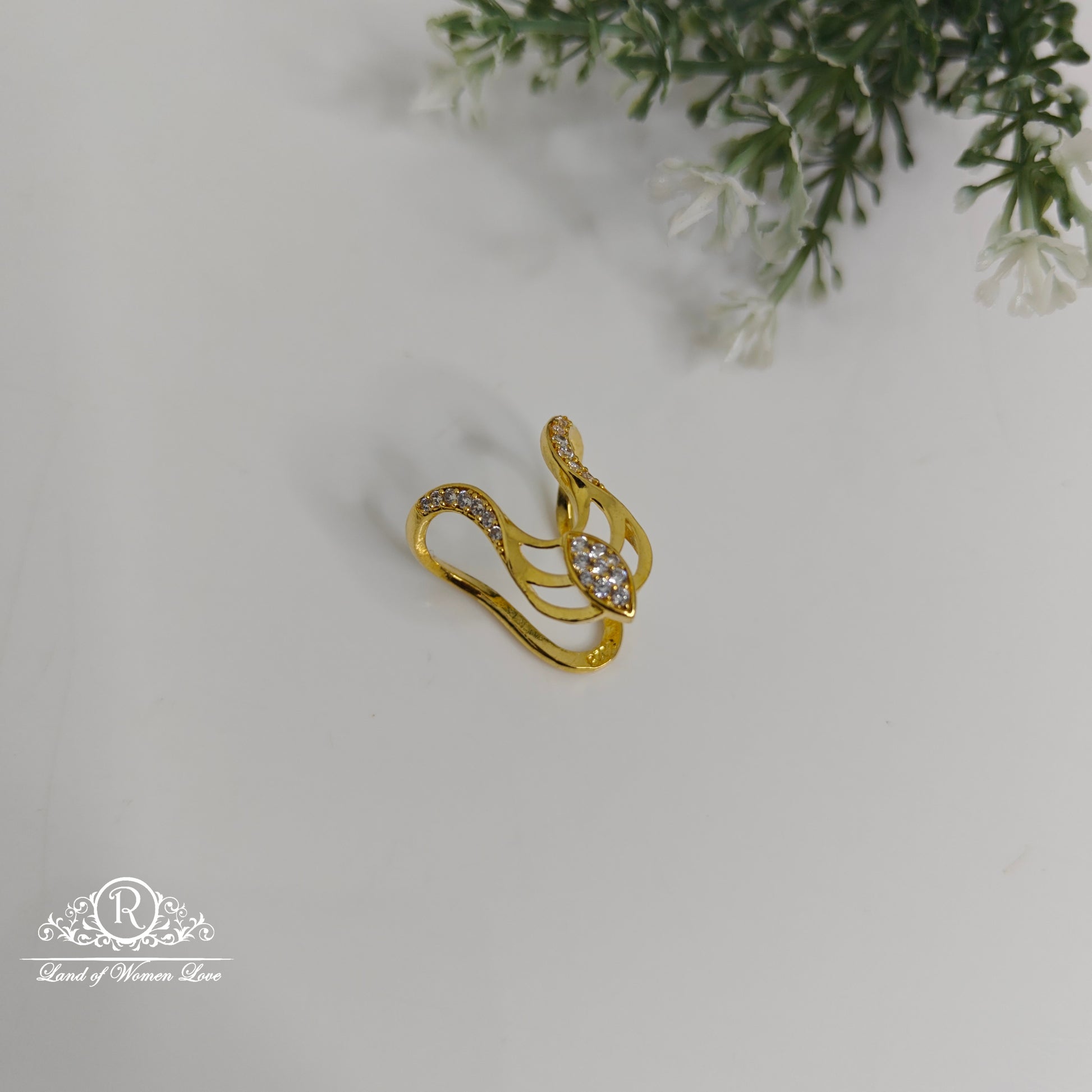 ring 92.5 silver white stones vanki ring 92.5 silver ramala jewelry / ramala collections