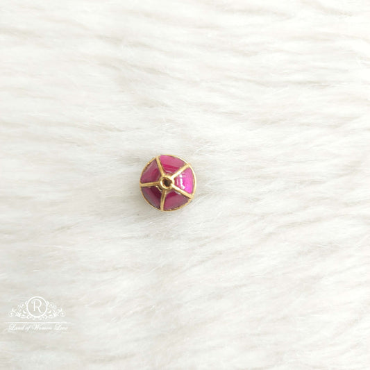 Silver Kundan Gold Ball-SA479