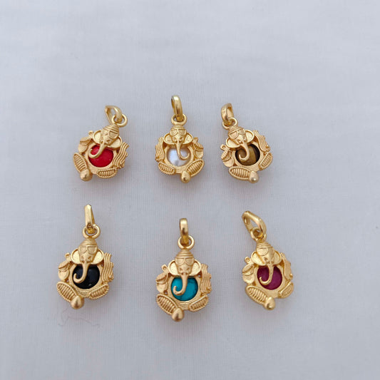 Silver Ganesh pendant -RCA103