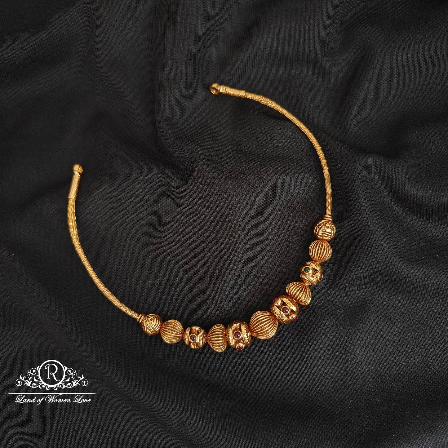 necklace 92.5 silver gundla mala design necklace-rcjr814 92.5 silver ramala jewelry / ramala collections