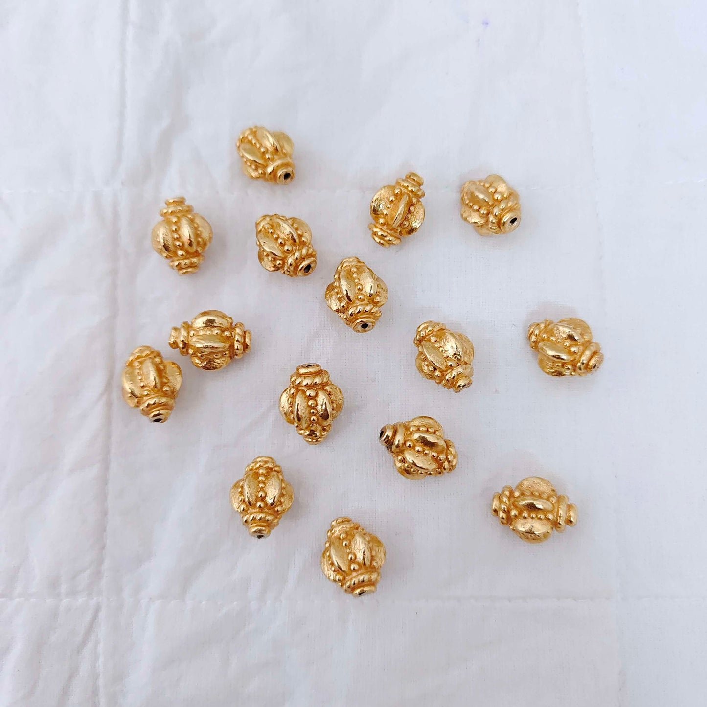silver base gold polish balls -rcv219 92.5 silver ramala jewelry / ramala collections