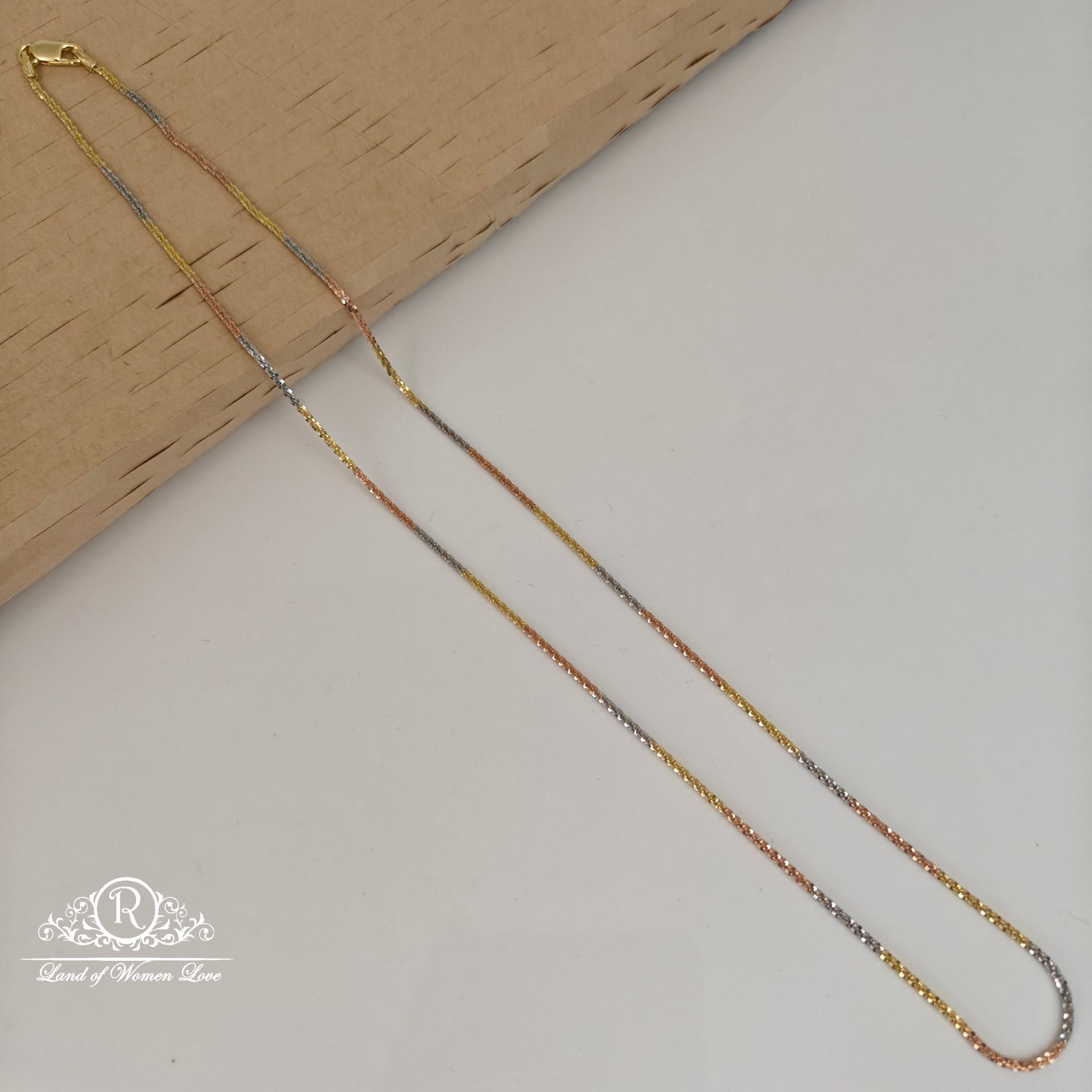 chain 92.5 silver imported italian 3 tone chain-rcra125 92.5 silver ramala jewelry / ramala collections