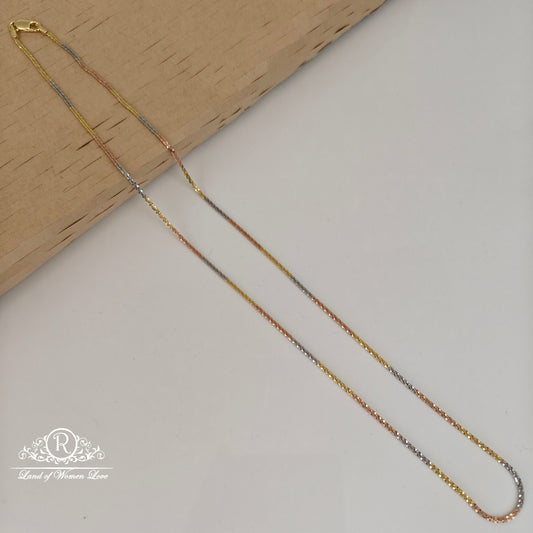 chain 92.5 silver imported italian 3 tone chain-rcra125 92.5 silver ramala jewelry / ramala collections