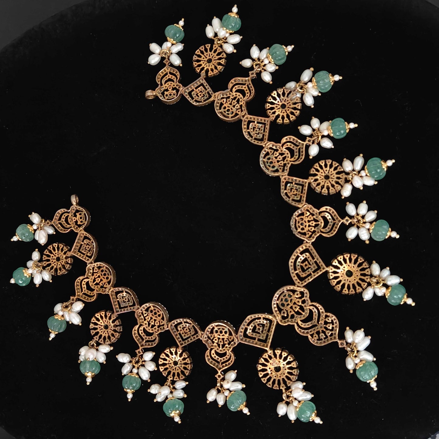 Silver CZ- necklace-RCH0020-1