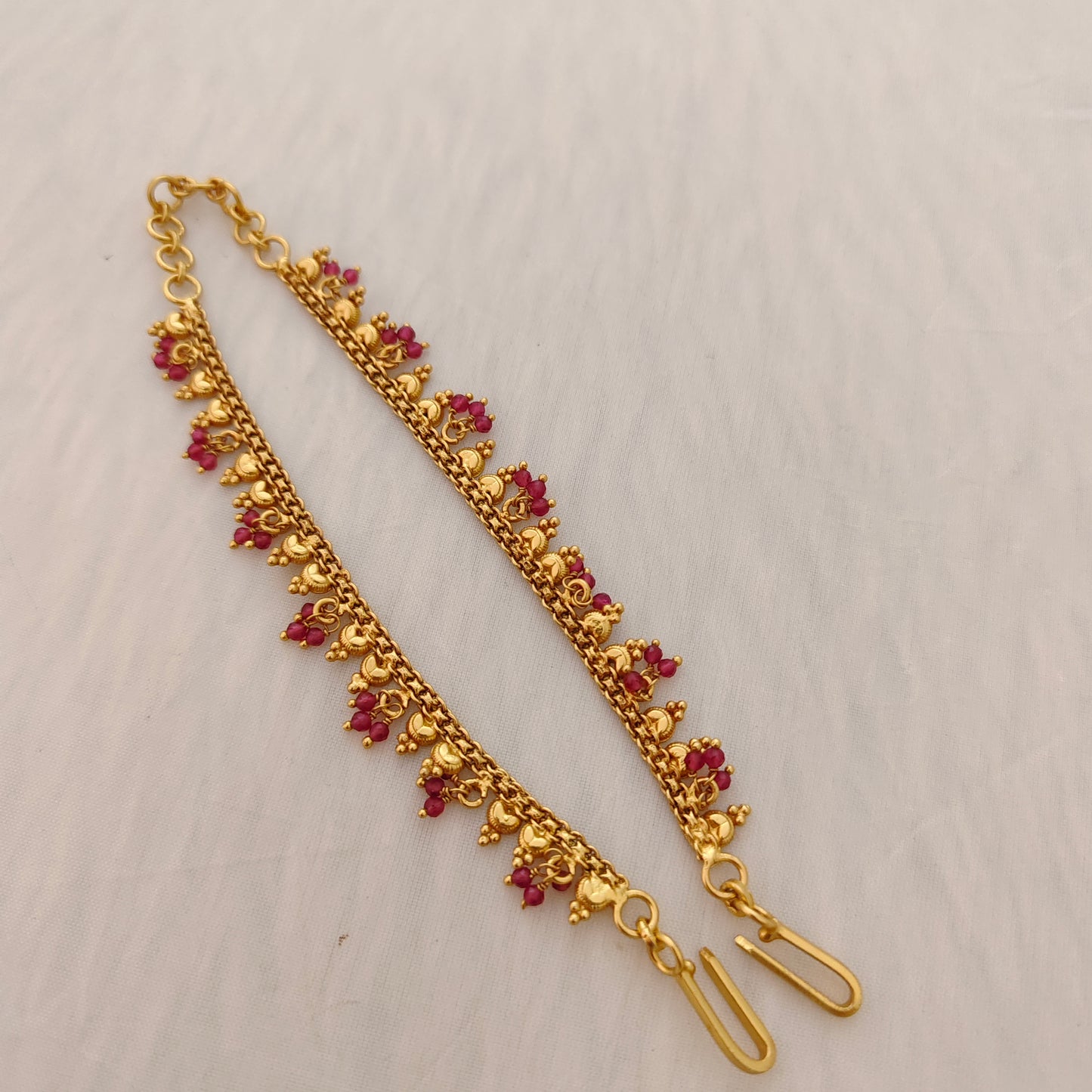 silver earchains -rcc282 92.5 silver ramala jewelry / ramala collections