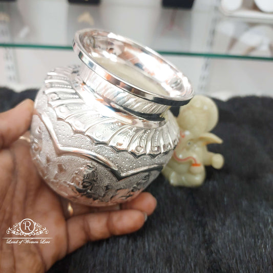 Silver Astalakshmi Chembu-S442