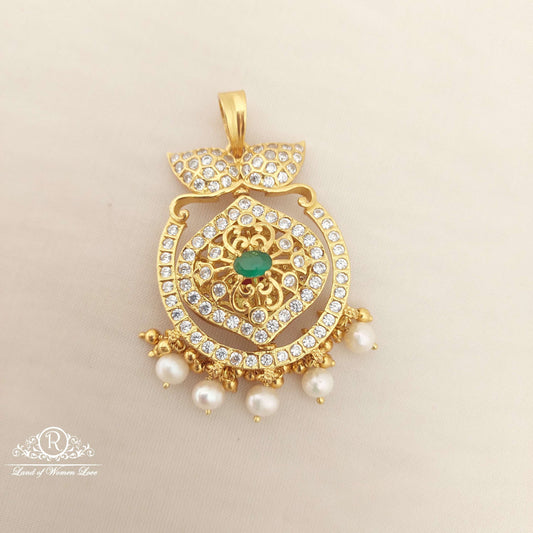 earrings silver cz-stones double side locket-m123 cz 92.5 silver ramala jewelry / ramala collections