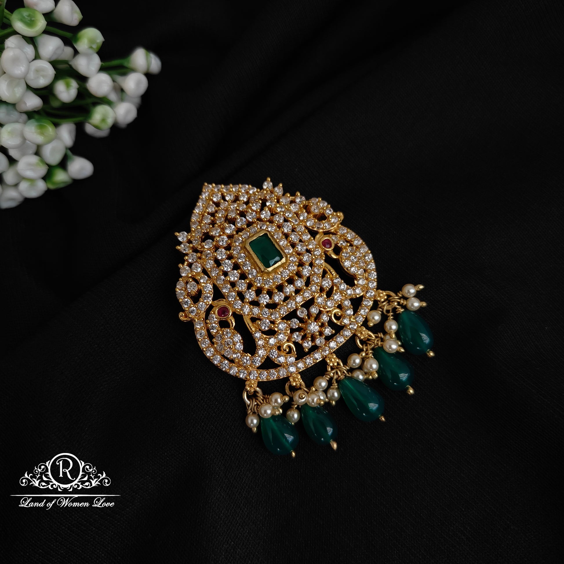 pendant silver peacock pendant -rc06m337 92.5 silver ramala jewelry / ramala collections