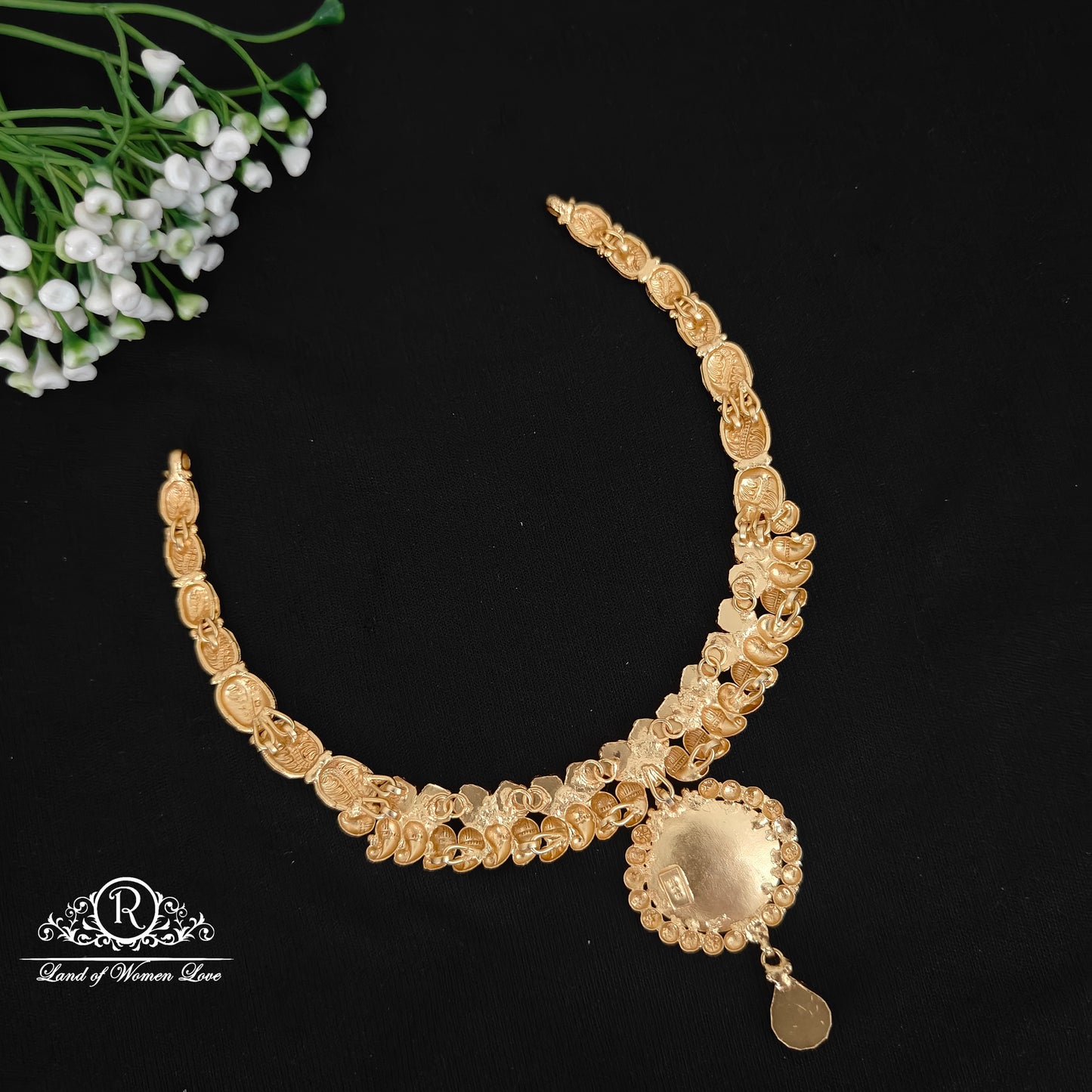 Silver simple and Cute necklace -RC06M417