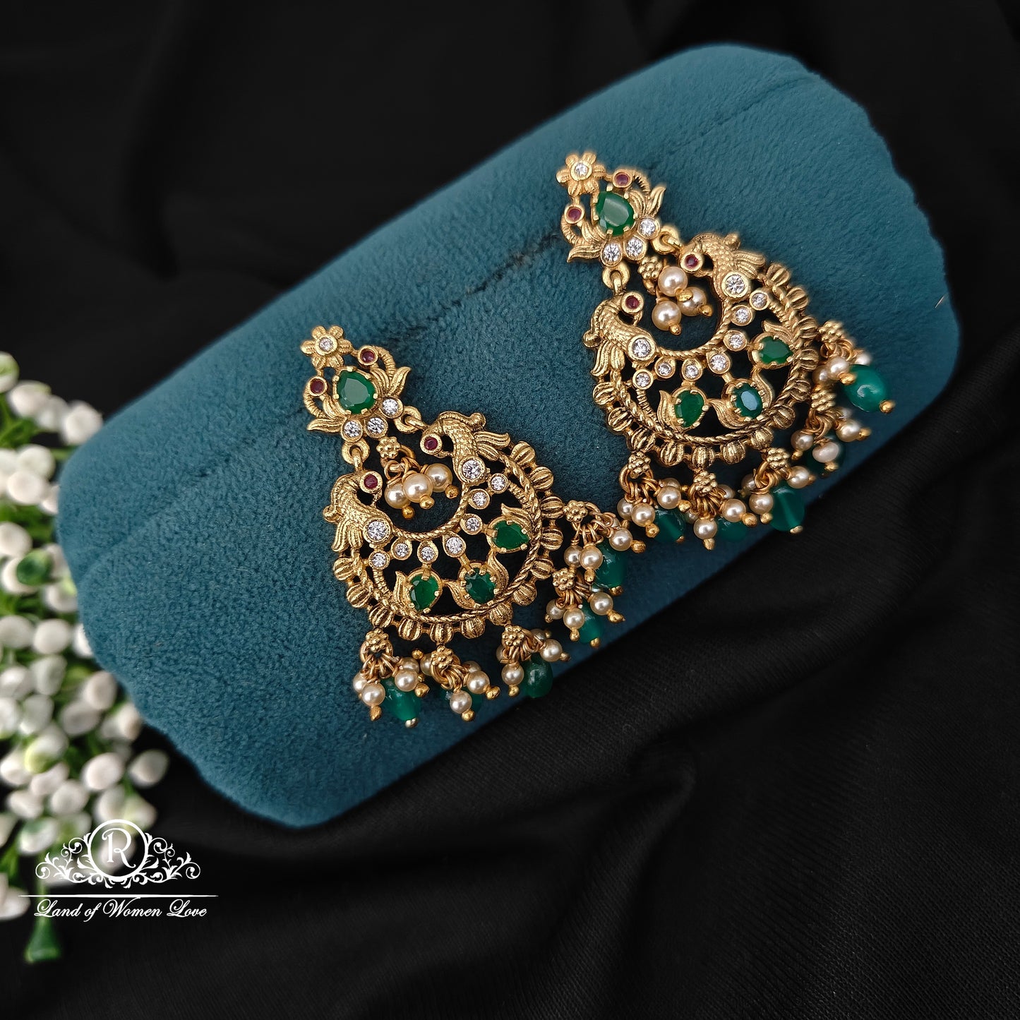 earrings 92.5 silver simple and cute earrings - rcm1177 92.5 silver ramala jewelry / ramala collections