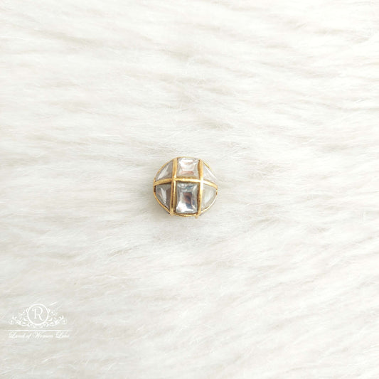 silver kundan gold ball-sa478 kundan 92.5 silver ramala jewelry / ramala collections