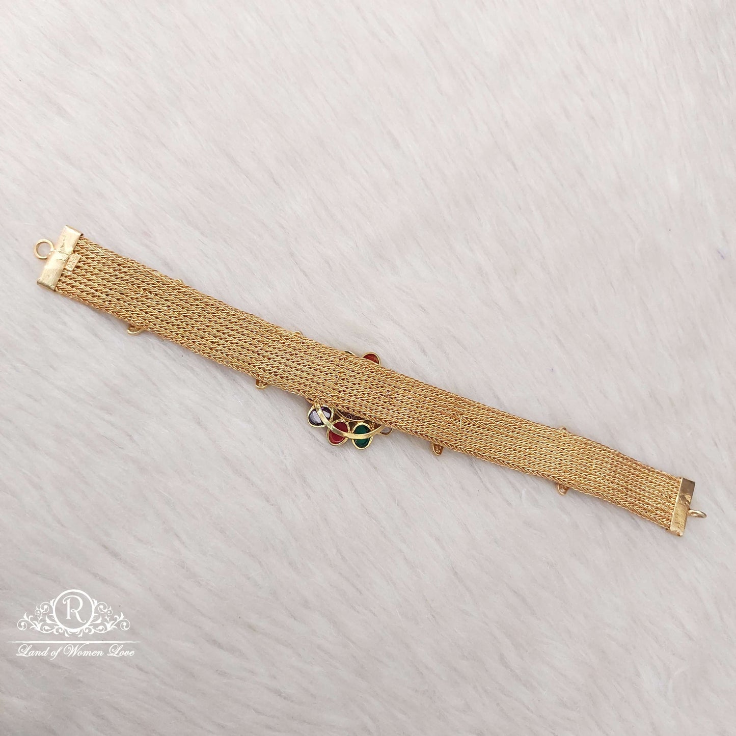 Silver Moissanite Stone Chocker-S764