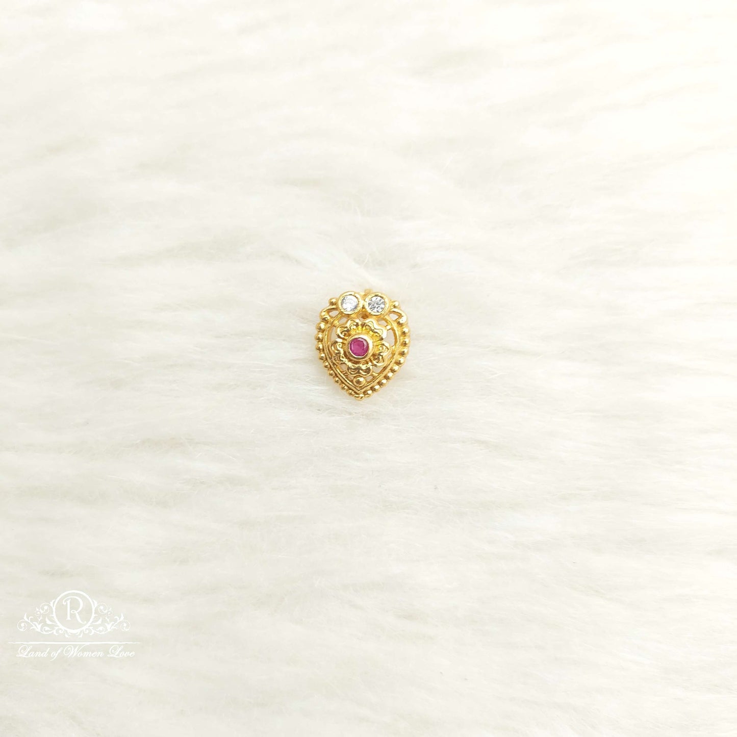 nose pin silver nose pins-sa508-9 92.5 silver ramala jewelry / ramala collections