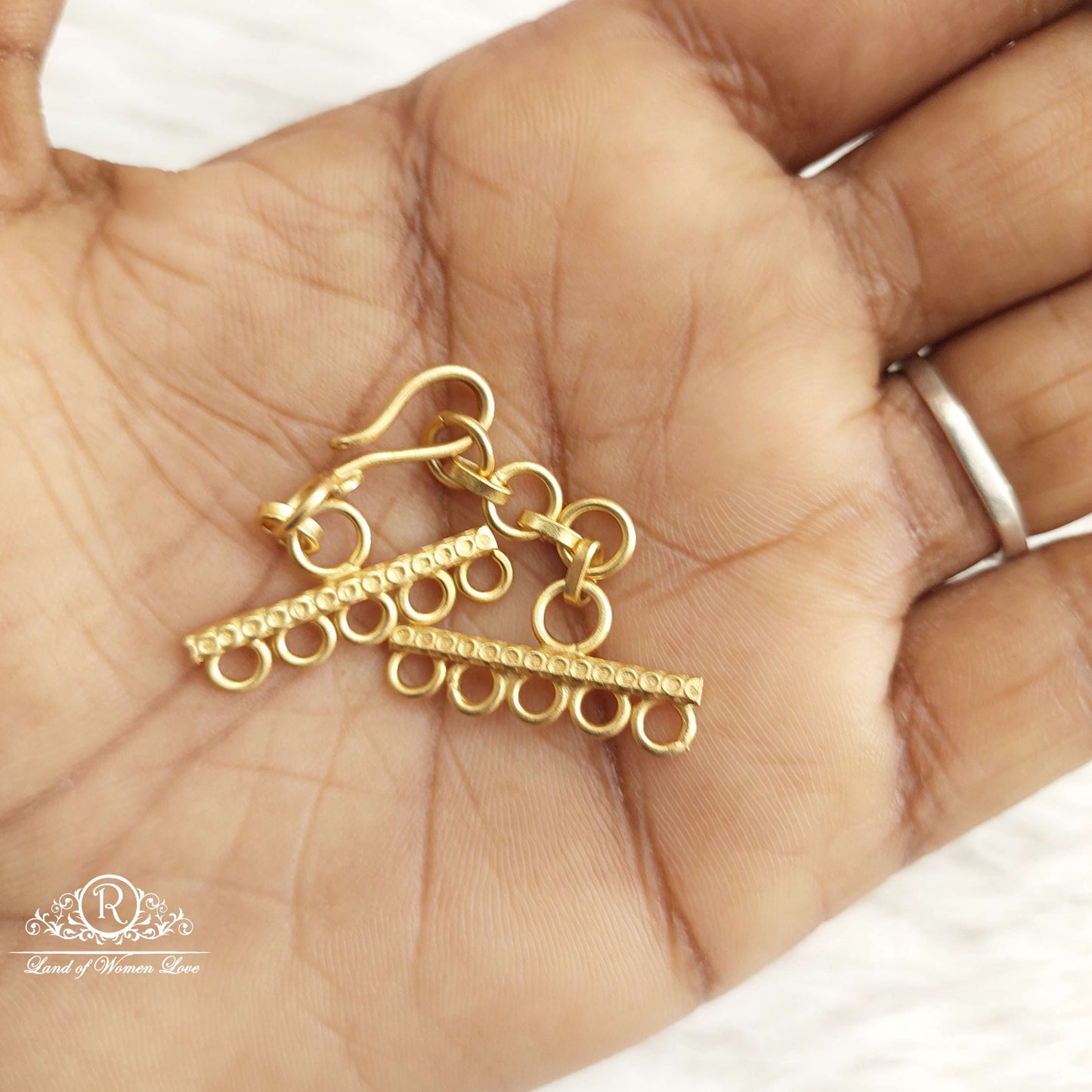 Silver Ring Back Chains-SA482-2