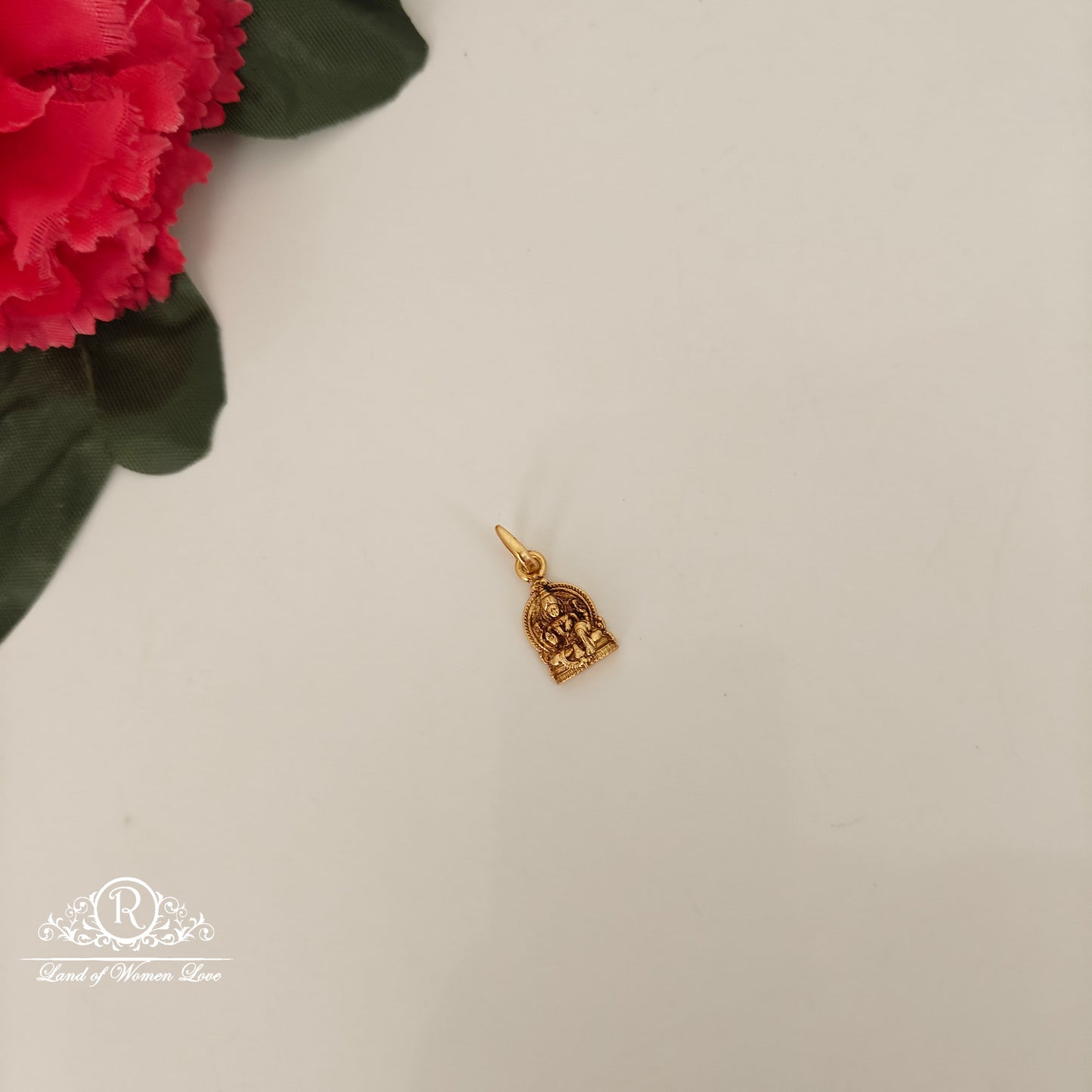 silver lakshmi devi design locket -rcm404 92.5 silver ramala jewelry / ramala collections