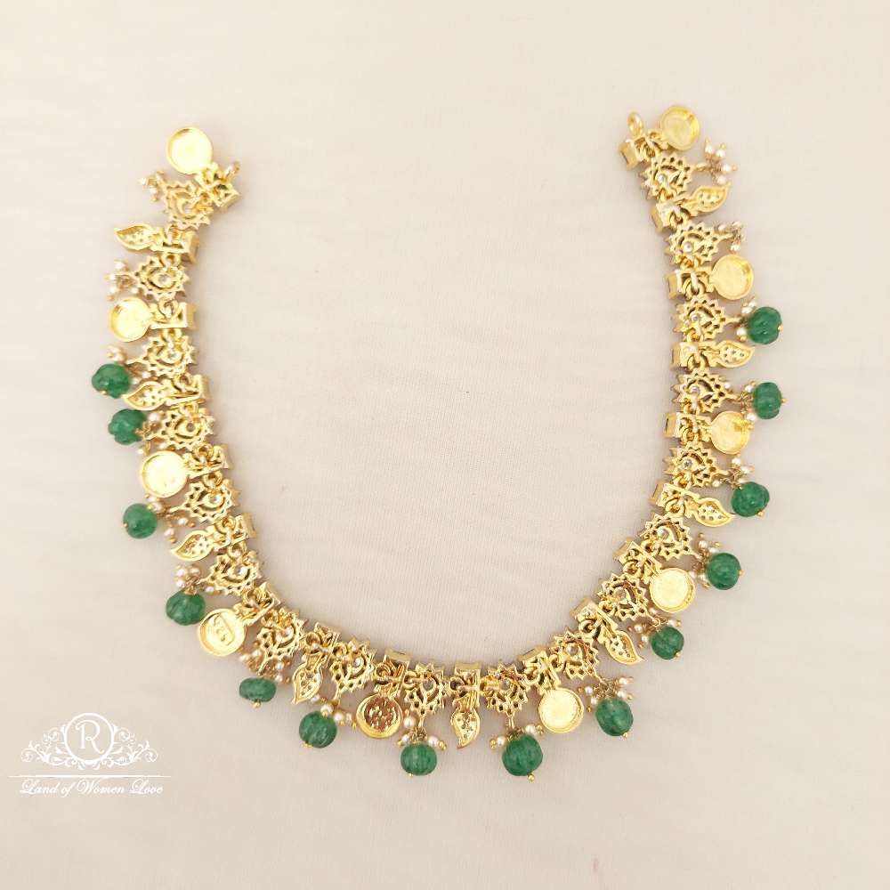 Silver Black CZ- Stones Earrings With Necklace-M206M207