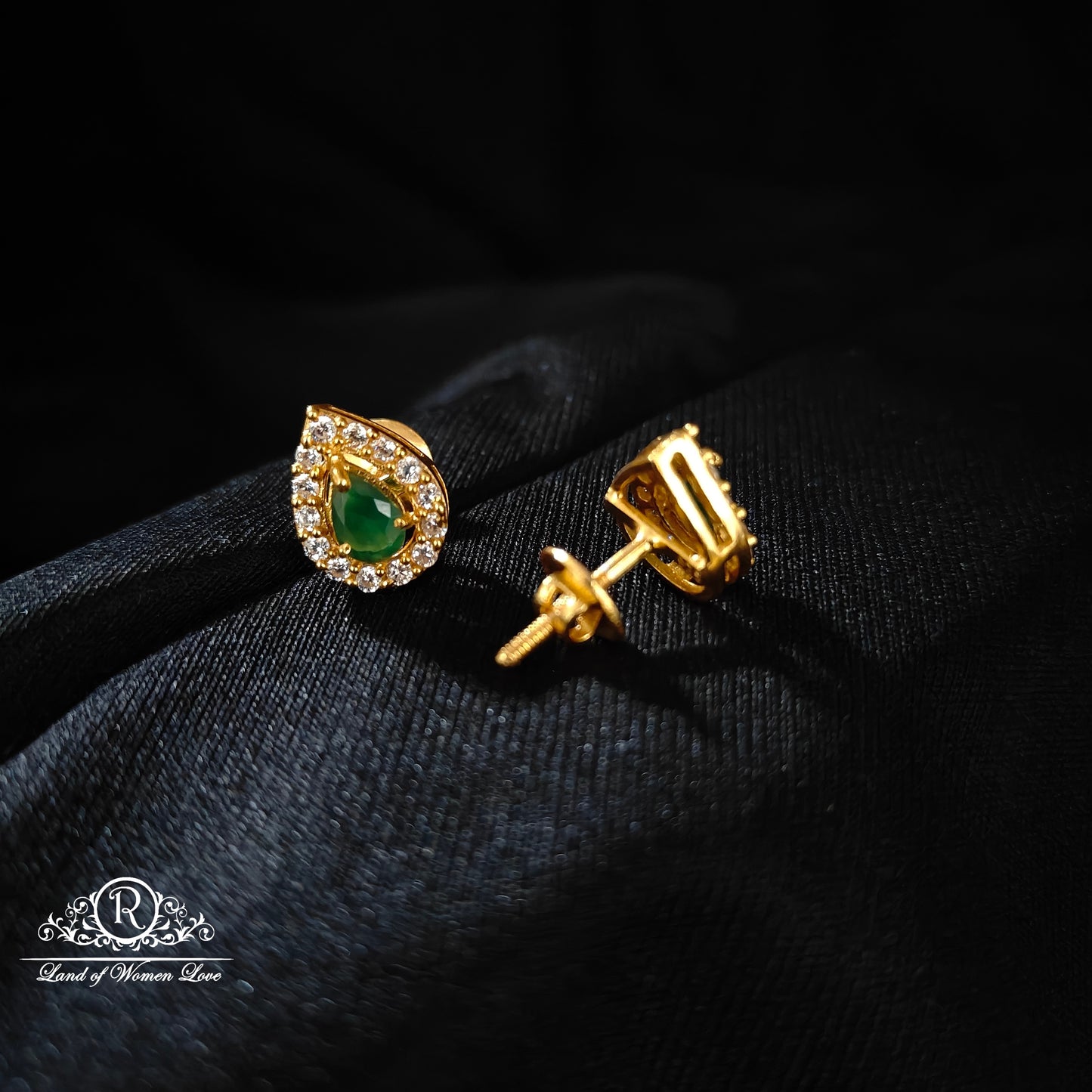 Silver earrings -RCM379