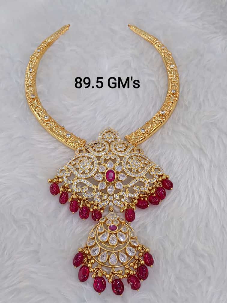 necklace silver kante necklace -sh01 ruby 92.5 silver ramala jewelry / ramala collections