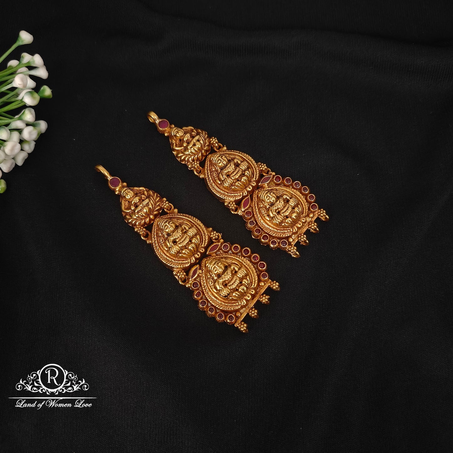 92.5 silver simple and cute side locket - rcjr965 92.5 silver ramala jewelry / ramala collections