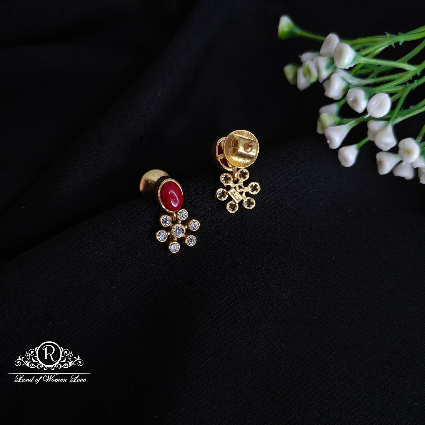 Silver earrings-RCL29