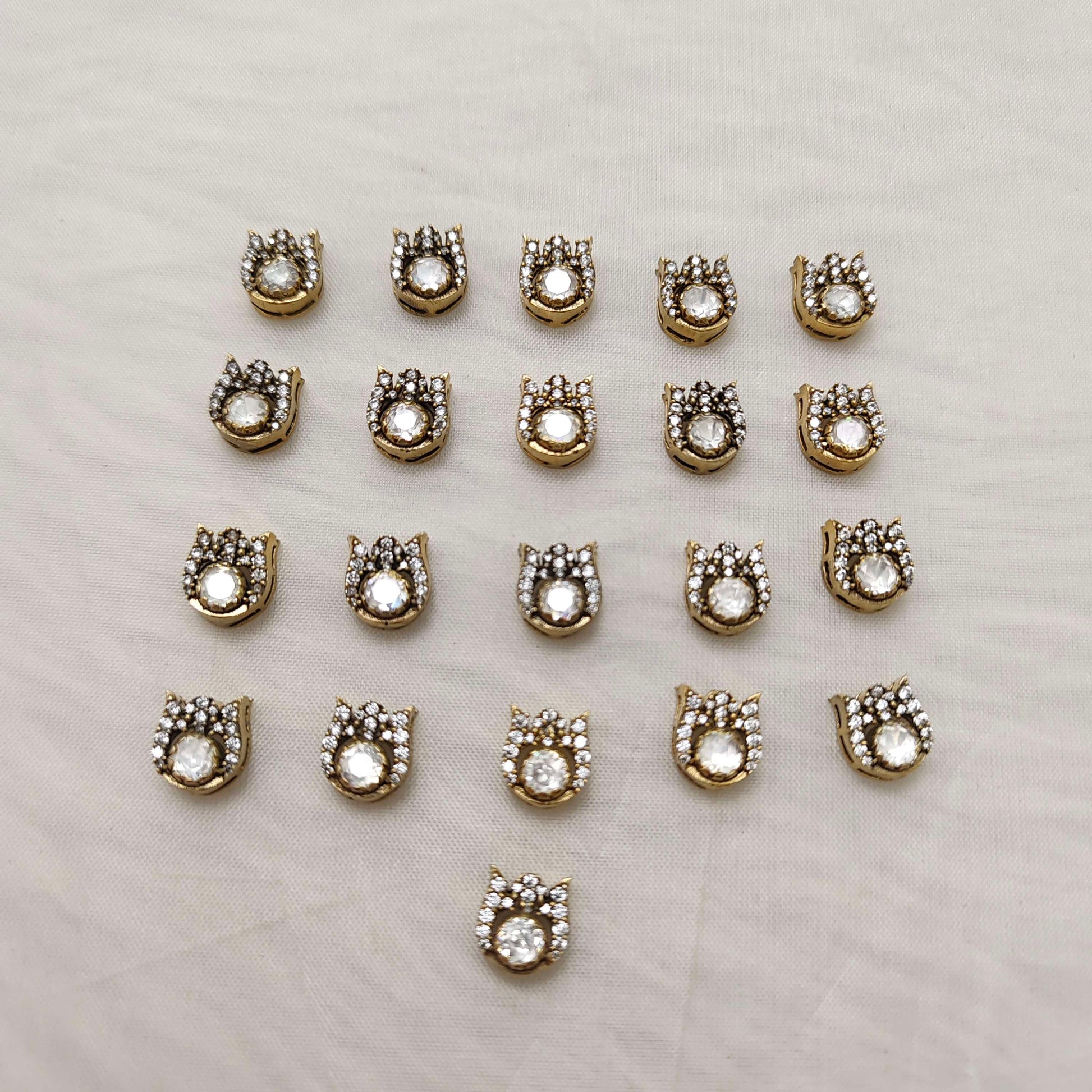 silver moissanite making accessories -rcv272 moissanite 92.5 silver ramala jewelry / ramala collections