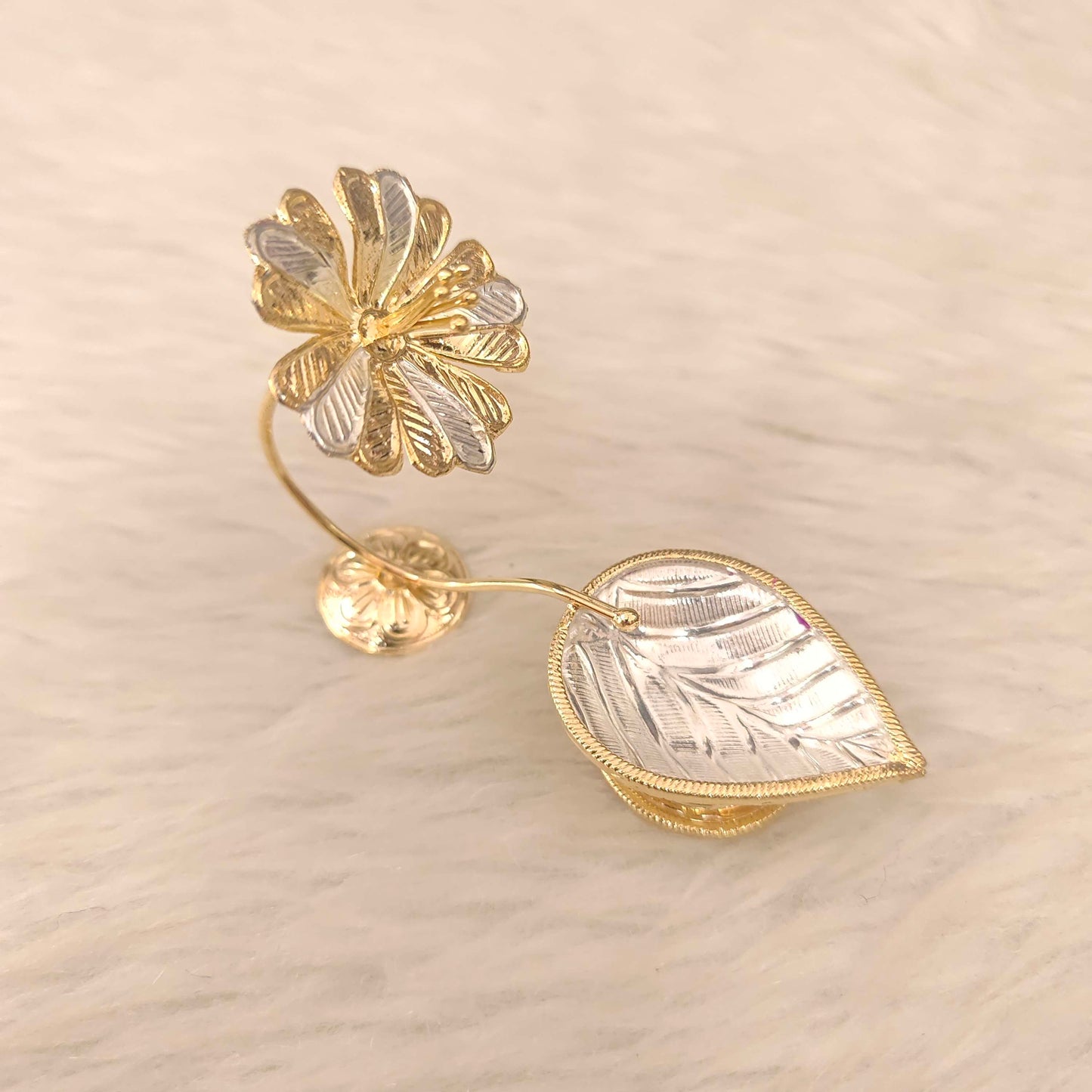 Silver Flower Deepam-RCMM03