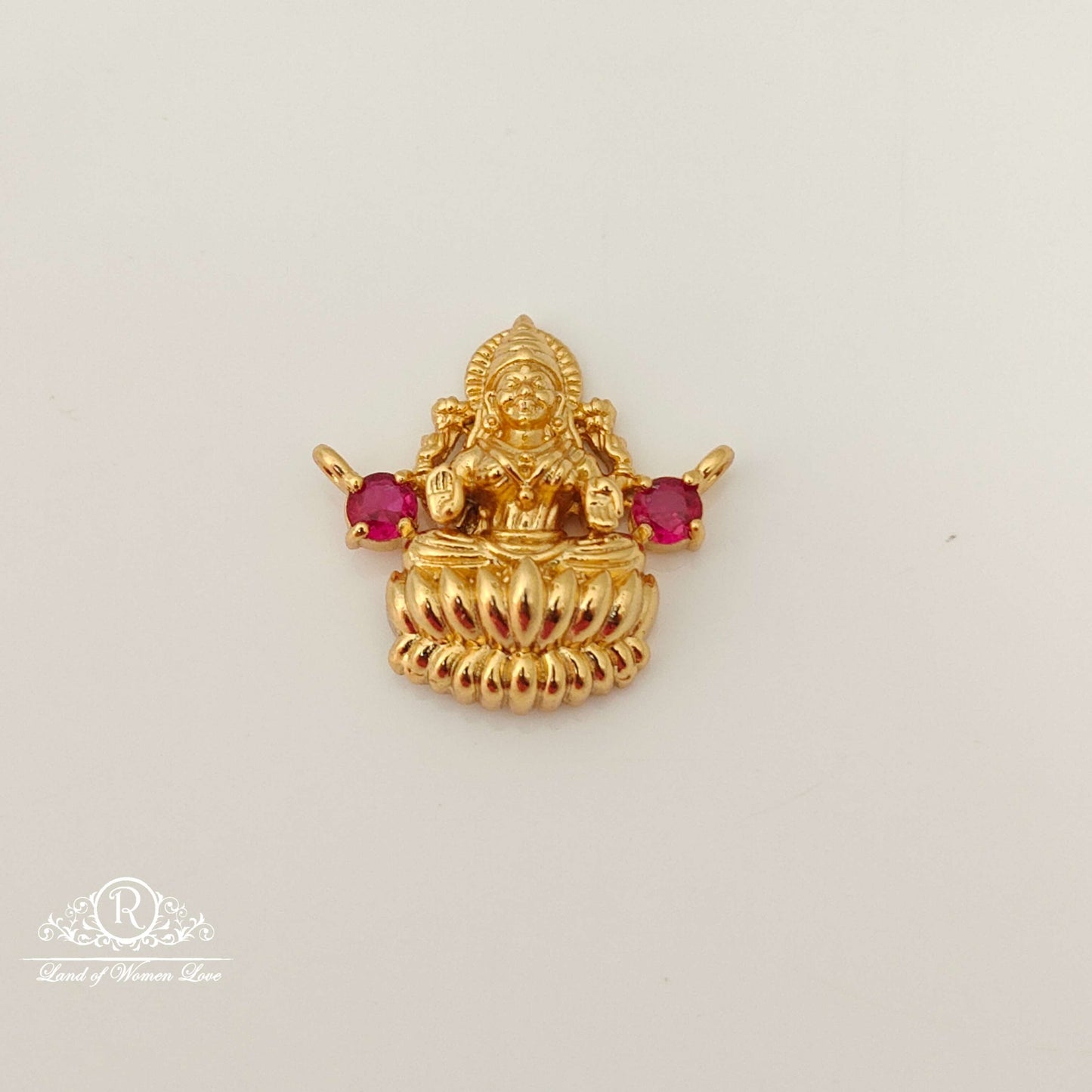 Silver Lakshmi Devi locket-RCSD12