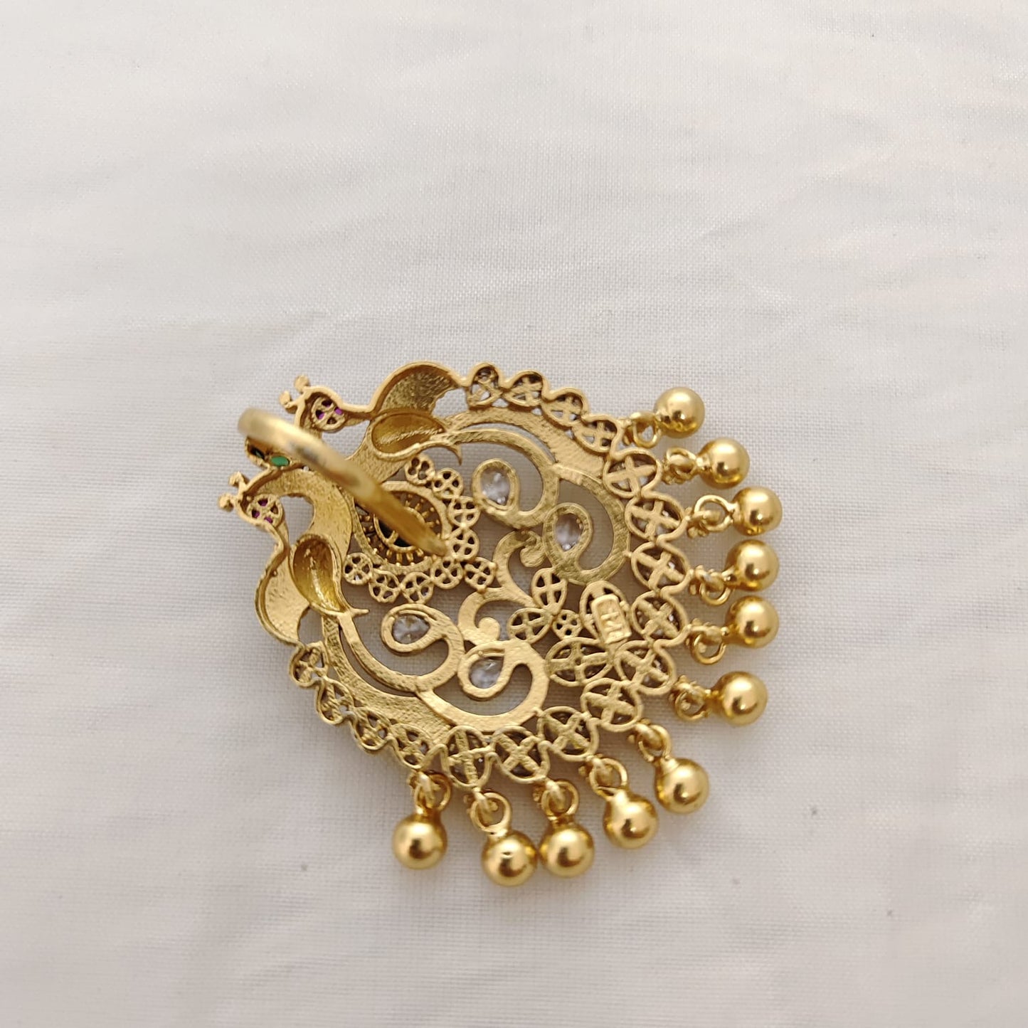 Silver peacock pendant-RCA160