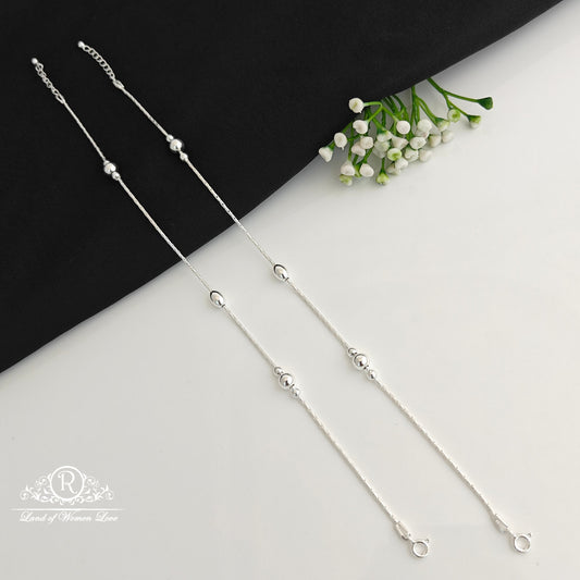 silver anklets-rcra117 92.5 silver ramala jewelry / ramala collections