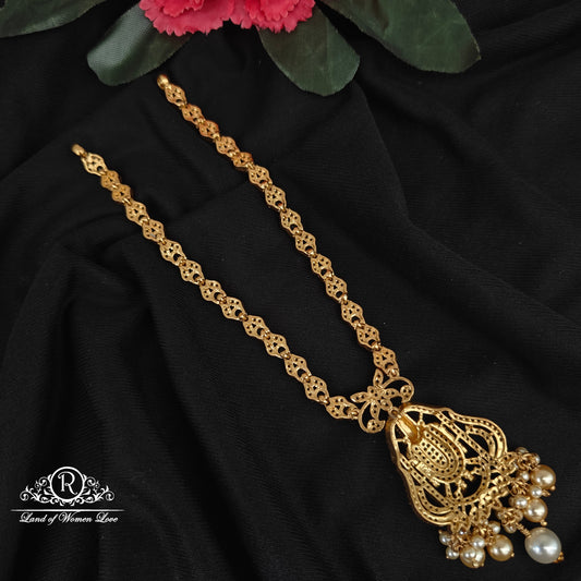 92.5 silver simple and necklace - RCH968