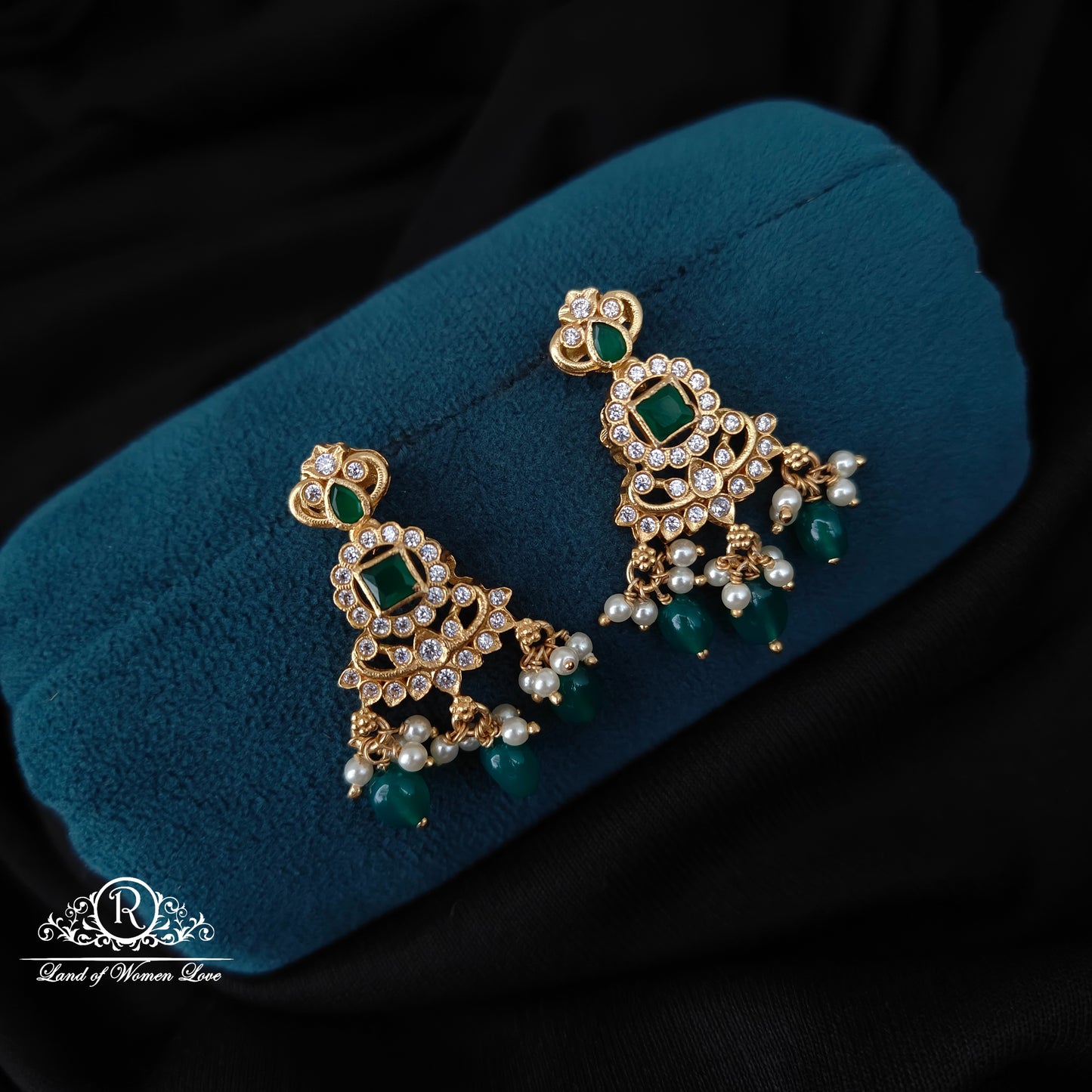 earrings 92.5 silver simple and cute earrings with hangings -rcm363 92.5 silver ramala jewelry / ramala collections