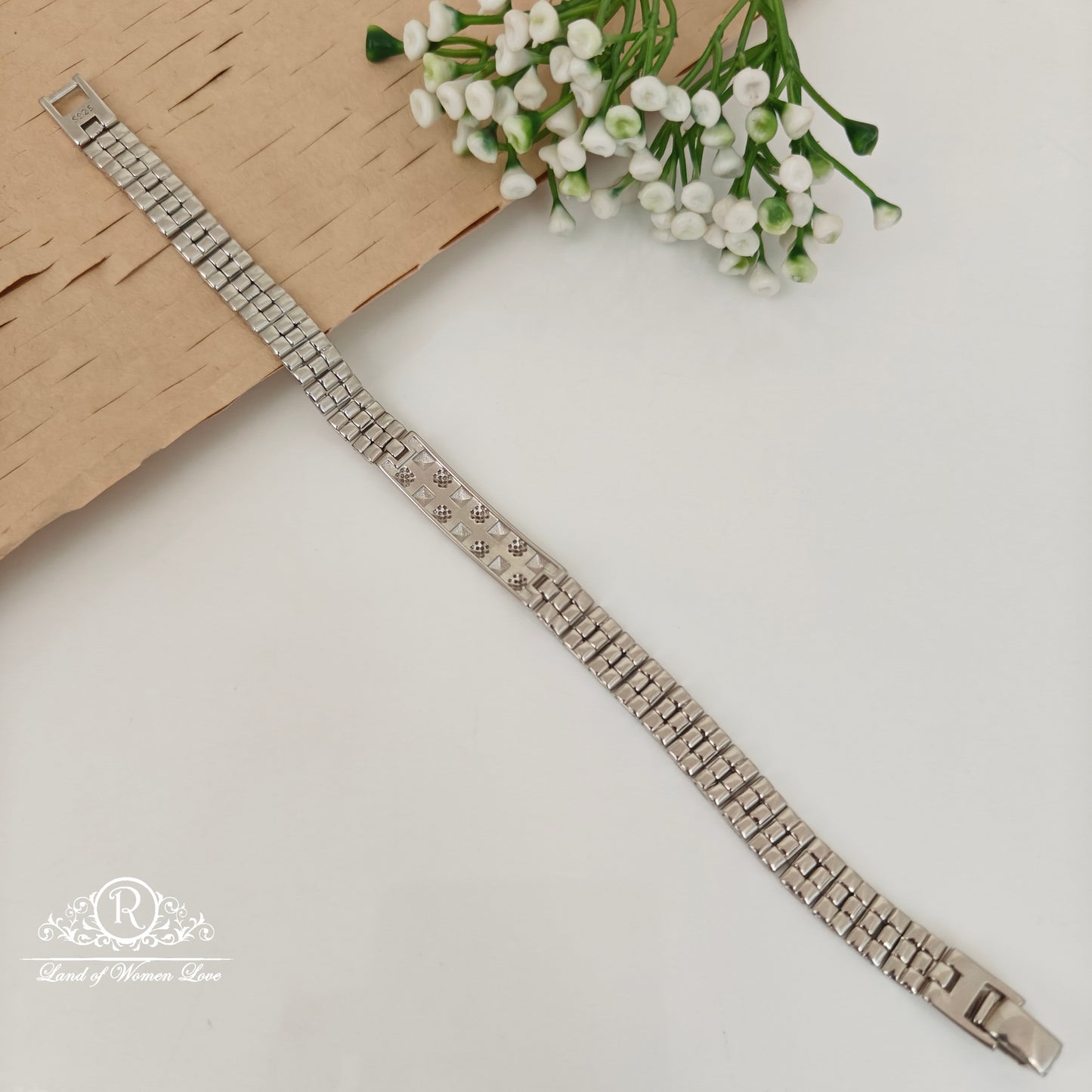 92.5 silver simple and Cute bracelet  - RCVH16